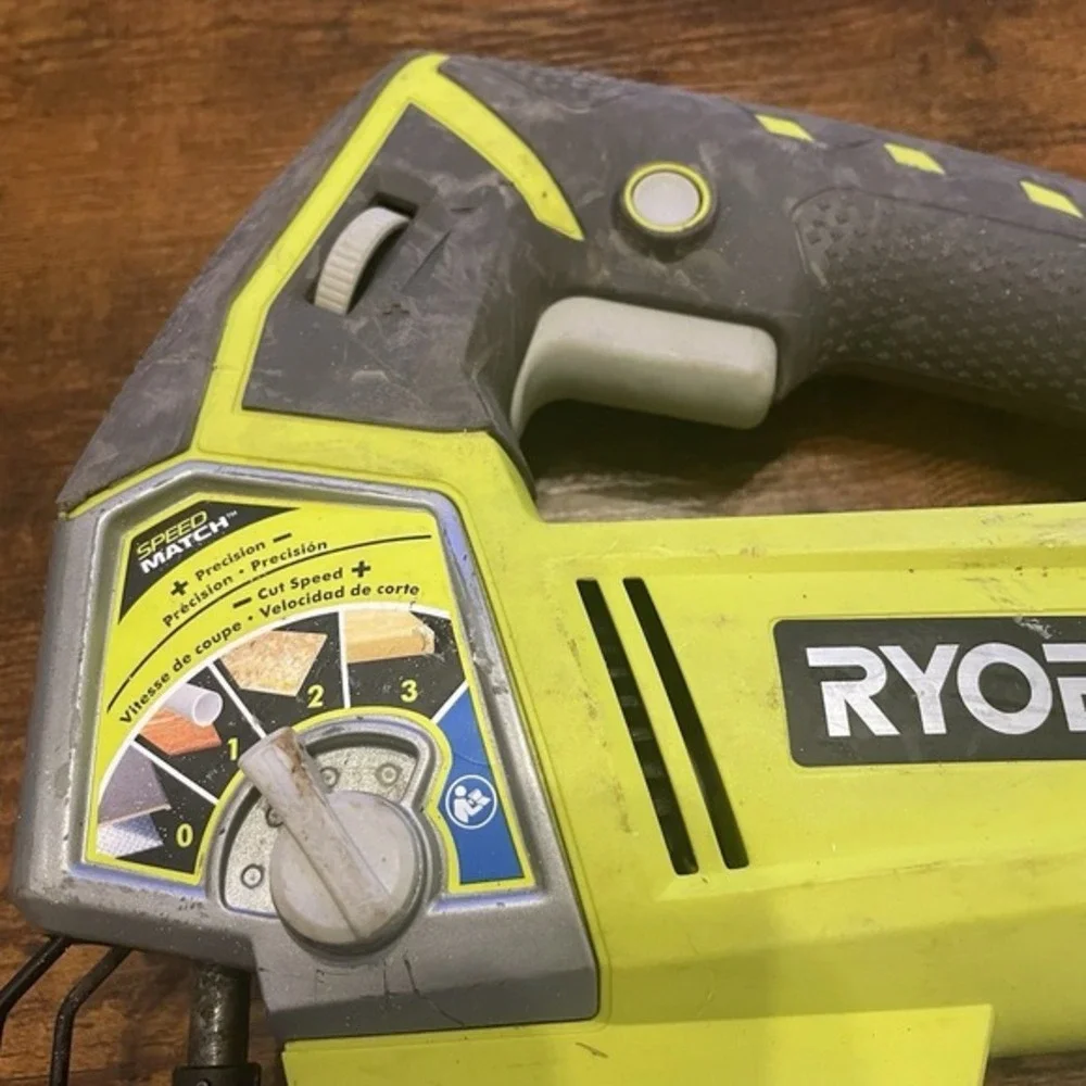 ✅Ryobi Corded Variable Speed Jigsaw JS481LG Wood Cutting Power Tool OEM #️⃣0972